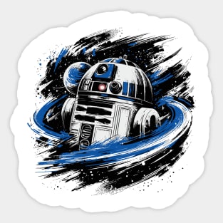 Resourceful Droid Sticker